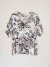 Larosela V-neck Short Sleeve Blouse