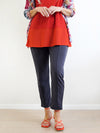 Larosela Elastic Waist Long Pants with Side Pockets